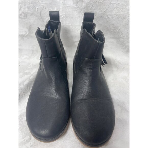 Cat & Jack Girls Ankle Boits Sz 3 non marking man made materials - Picture 2 of 7